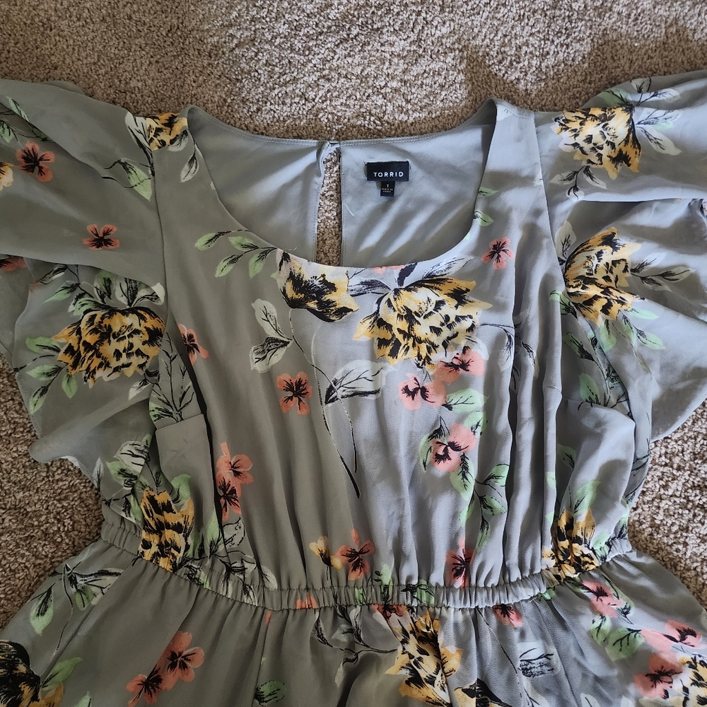 Torrid Gray Size 1X Dress